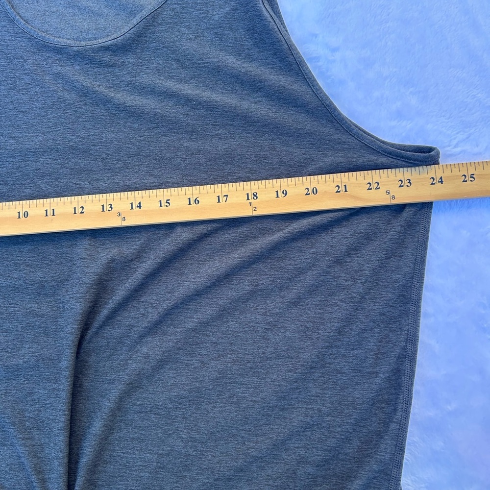 Vouri xxl Gray Knotted Tank Top - Picture 4 of 10